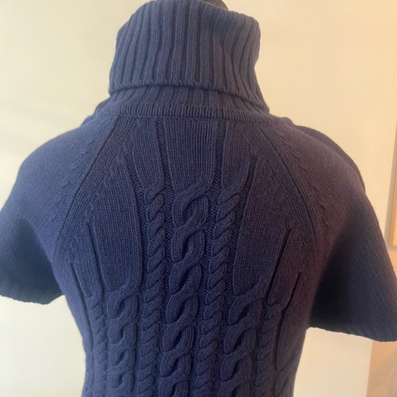 Bluegirl Navy Sweater Dress with beaded neckline - Picture 11 of 17